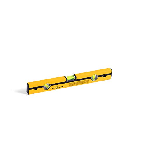 Hardy Working Tools Livelle A Bolla, Orizzontale-, Verticale-, Angolo- Bolla Misurazione, Lunghezza 40Cm, Serie 42, Giallo, A0730-420400