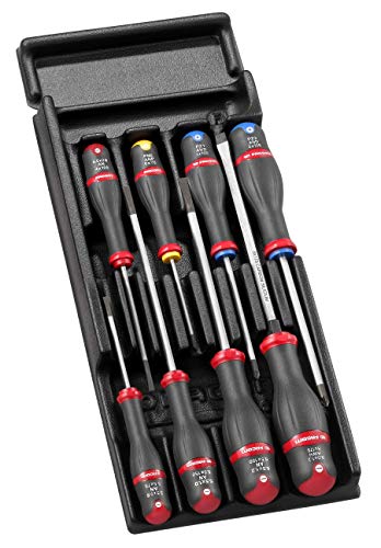 Facom Mod.At7 - Modulo Di 8 Tornevi Protwist In Vassoio Termoformato, 1000 G