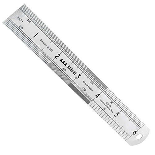 Stanley 6035400 Rabone 64R - Righello Inossidabile, 150 Mm