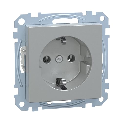 Merten Meg2301-0460, Presa Schuko Con Morsetti A Innesto, Sistema M