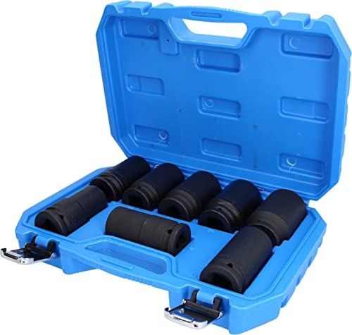 Juego De Llaves De Vaso De Impacto 3/4", Hexagonales, 8 Pzs, Largas, 24-36 Mm