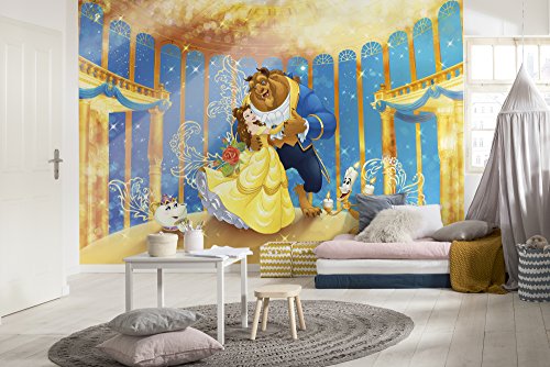 Komar 8-4022 - Carta Da Parati Fotografica Beauty And The Beast, Dimensioni 368 X 254 Cm (Larghezza X Altezza), 8 Pezzi, Con Colla, Made In Germany, M