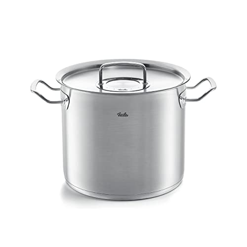 Fissler Original,Profi Collection Pentola Elevata In Acciaio Inox 14 L, 28 Cm, Incluso Coperchio In Metallo, Scala Di Misurazione Interna, Cottura A I