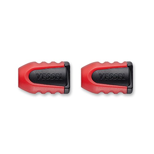 Vessel 910Hd-73 Nmc-2P Bit Magnetizer/Demagnetizer - Impugnatura Per Cacciavite, Confezione Da 2, Colore: Rosso