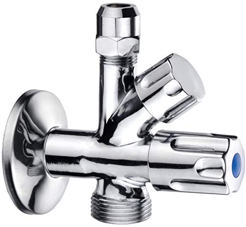 Cornat Tec304501 Valvola Ad Angolo, Cromo, 1/2 Zoll Aussengewinde