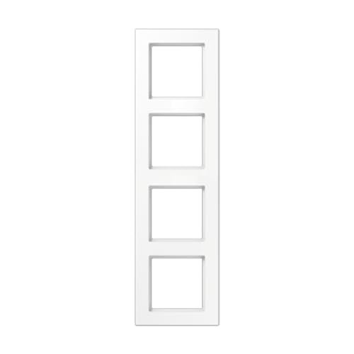 Jung Cornice 4 Fach Serie A Creation Alpinweiss, 1 Pezzi, Ac 584 Ww