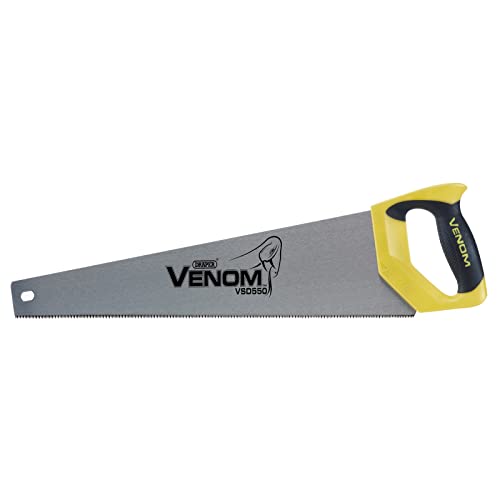 Draper Tools Vsd550 Second Fix Venom Double Ground Sega A Mano, Blu, 550 Mm