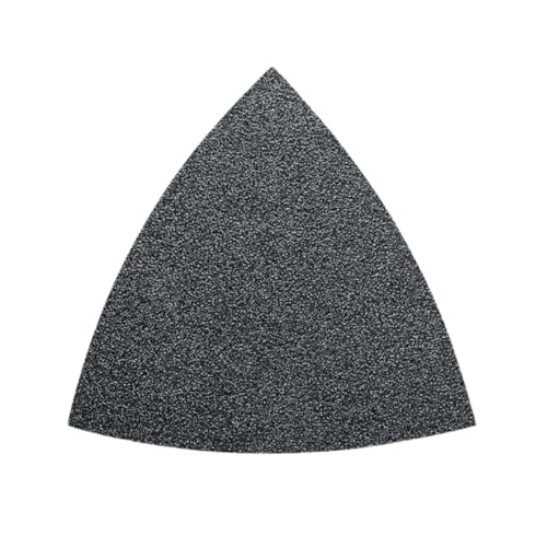 Fein 5 Fogli Abrasivi Con Grana 80, Lunghezza Bordo 80 Mm, Confezione 5 Pezzi, Universale, Impiego Universale Su Quasi Tutti I Materiali. Non Forato,