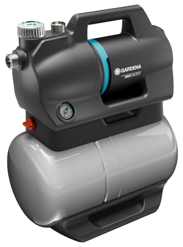 Gardena Autoclave 3900 Silent: Pompa Con Serbatoio D’Acqua Di 21 L E Filtro Integrato, Portata 3900 L/H, Pressione 4,3 Bar, Silenziosa, Esente Da Manu