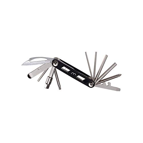 Bbb Cycling - Kit Di Attrezzi Per La Riparazione Di Biciclette In Alluminio Multifunzionale 13 In 1 - Pieghevole - Modello Maxifold Grande Btl-141L