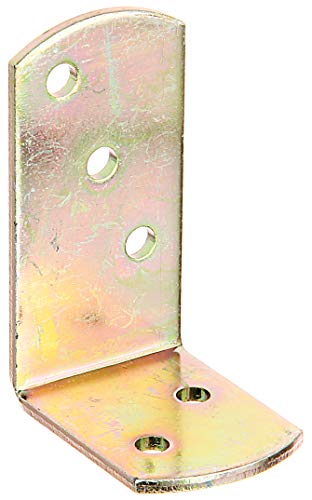 Alberts 208820 Angolo Di Supporto Per Recinzioni Paravento | In Pacco Grande | Zincato Galvanico, Con Strato Spesso Passivato | 40 X 60 X 30 Mm | Set 
