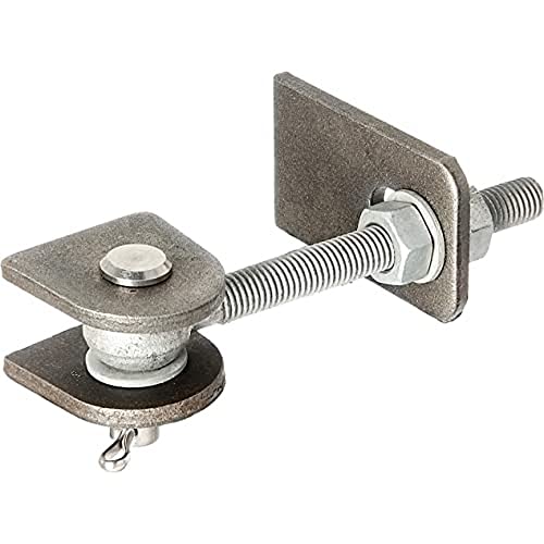 Alberts 417802 Bandella Per Cancelli | Per Apertura A 180° | Versione Corta, Acciaio