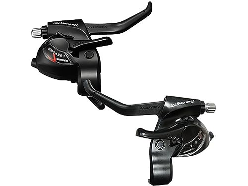 Schalt- Bremshebeltourneytx 3X8 Schwarz, Satz Mit Kabeln
