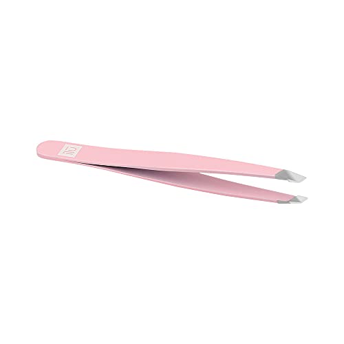T4B Ilu - Pinzetta Per Sopracciglia, Punta Di Precisione, Per La Rimozione Dei Peli Del Viso (Rosa)