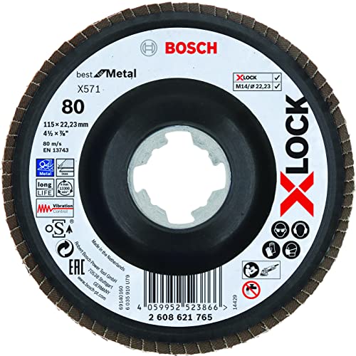 Laminillas_X-Lock Laminillas X571 Best Metal: 115Mm Cónico Plástico G80