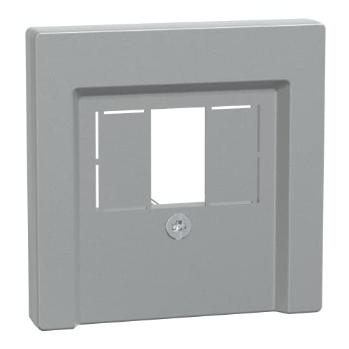 Merten 297960 Zentralplatte Für Tae/Audio/Usb, Aluminium, System M