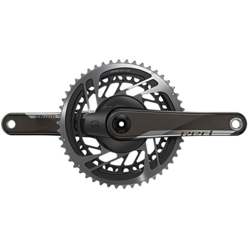 Sram Guarnitura Red Axs Powermeter Pedivella 175Mm Corone 46-33 12 Velocità Dub Unisex Adulto, Nero, 175Mm-46-33T