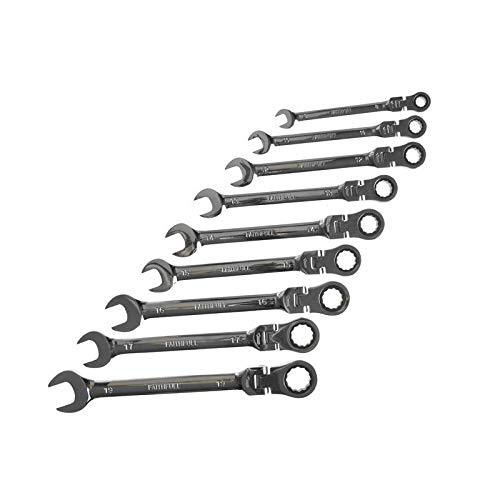 Faithfull Sparat9S - Set Di 9 Chiavi A Cricchetto Flessibili