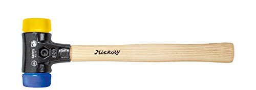 Wiha Martillo De Cara Blanda Safety Blando/Semiduro Con Mango De Madera Hickory, Cabezal Redondo 50, 360 Mm (26655)