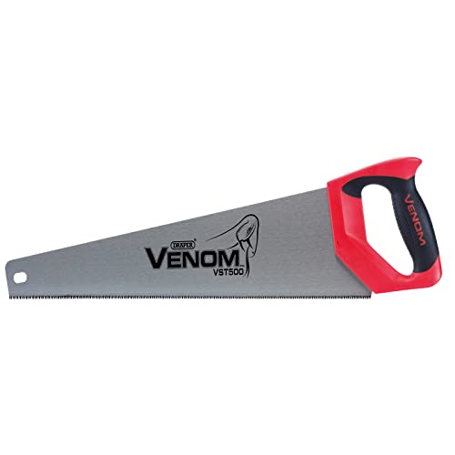 Draper Tools Vst500 Second Fix Venom Triple Ground Sega A Mano, Rosso, 500 Mm