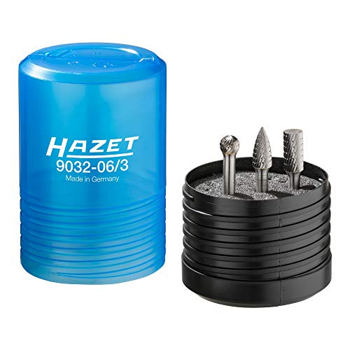 Hazet 9032-06/3 - Set Di Frese In Metallo Duro