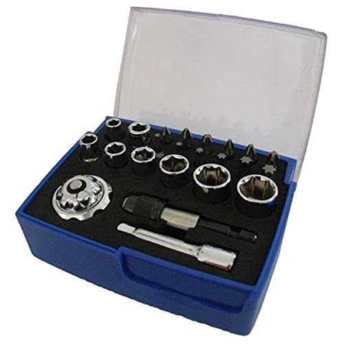 Mauk 1225 - Set Di Arpionismi, 23 Pezzi, 1/4"