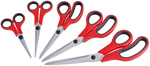 Draper, 67835, Redline 67835 Household Scissor Set (5 Pezzi)