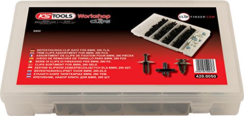 Ks Tools 420.0050 Serie Di Clips Di Fissaggio - Bmw, 290 Pz