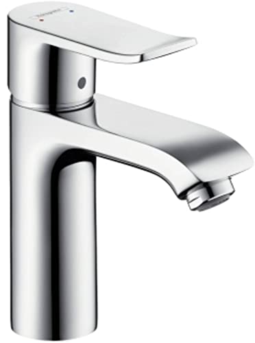 Hansgrohe Metris Miscelatore Monocomando Lavabo 110 Bassa Pressione Con Saltarello, Cromo, 31203000