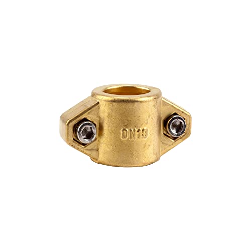 Gardena Gusci Di Serraggio: Fascetta Stringitubo In Ottone Per Il Fissaggio Di Tubi Di Aspirazione O Alta Pressione, Adatta Per Tubi Da 32 Mm (1 1/4 P