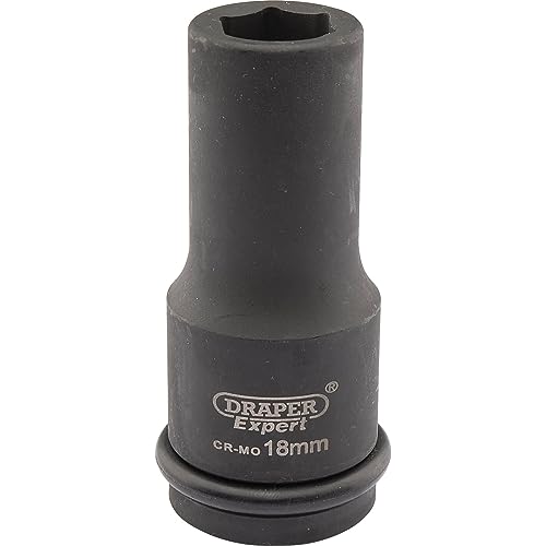 Draper 419D-Mm - Esperto 5050 18 Millimetri Quadrati Unità Hi-Torq 6 Punti Presa Impatto Profondo 3/4 Di Pollice
