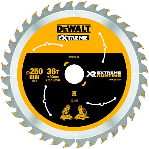 Dewalt, Accessori Utensili Xr Flexvolt, Lama Circolare Xr 250Mm X 30Mm 36 Denti