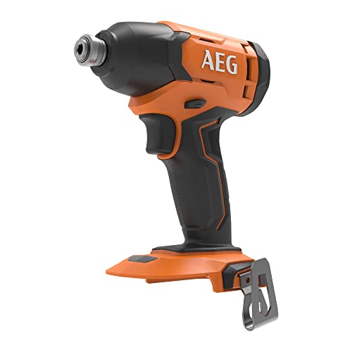 Aeg Bss18C2-0 Avvitatore Ad Impulsi 1/4" Esagonale 18V, Senza Batteria, Coppia Massima Fino A 210 Nm E Fino A 2800 G/Min E 3600 I/Min, Attacco 1/4" Es