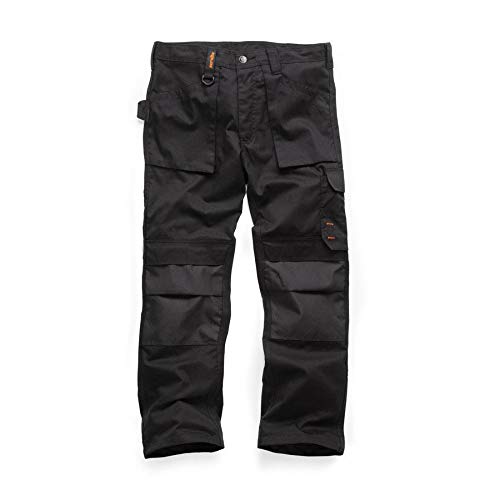 Scruffs Uomo Worker Pantaloni Da Lavoro Not Applicable, Nero (Black 001), (Taglia Unica: 36)