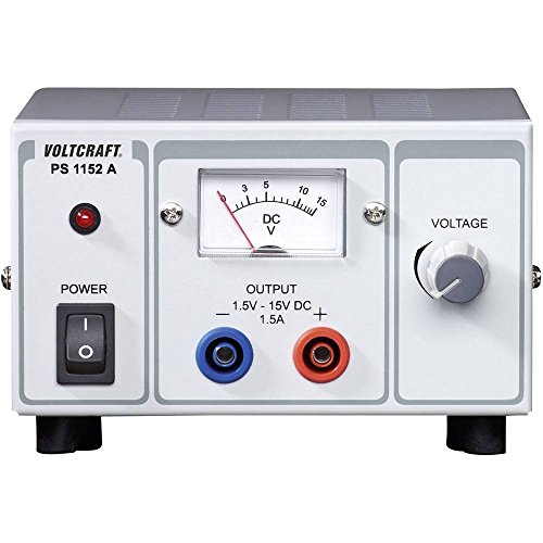 Voltcraft Alimentatore Da Laboratorio Regolabile Ps-1152 A 1.5-15 V/Dc 1.5-1 A 22.5 W Num. Uscite 1 X