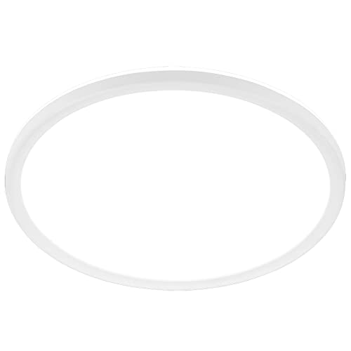 Briloner Leuchten Plafoniera A Led Con Retroilluminazione, 18 Watt, 2400 Lumen, 4000 Kelvin, Bianco, Rotonda, Ø 29,3 Cm, W