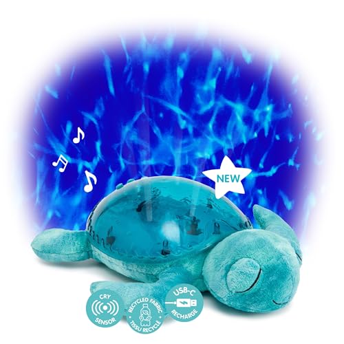 Cloud B Ocean Projector Nightlight With 2 White Noise And 2 Soothing Sounds | Rechargeable | Adjustable Settings And Auto-Shutoff | Cry Sensor | Eco T