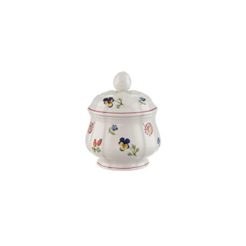 Villeroy & Boch Petite Fleur Zuccheriera, 200 Ml, Altezza: 6.5 Cm, Porcellana Premium, Multicolore
