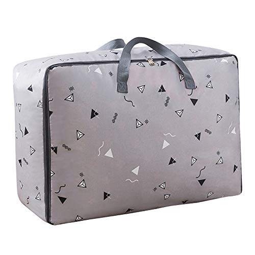 Disino 100L Borsa Di Immagazzinaggio, Grande Capacità Porta Abiti, Impermeabile Contenitori Sottoletto Con Manico, Pieghevole Borsa Organizzatore Per 