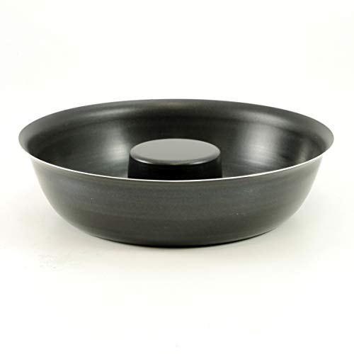 Pentole Agnelli Family Cooking Rame E Pasticceria Cofa43728 Ciambella Alluminio Antiaderente, Diametro 28 Cm, Nero