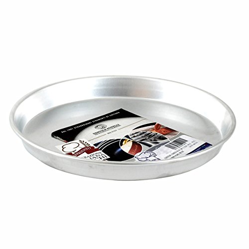 Pentole Agnelli Linea Pasticceria E Pizza Tortiera Conica In Alluminio Con Orlo (H 3 Cm), Argento, 34 Cm