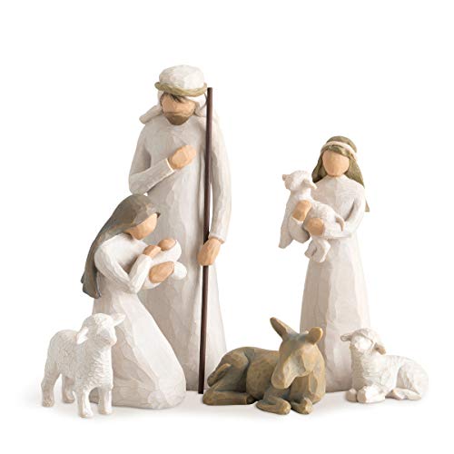 Willow Tree Figurine Natività, Resina, Design Di Susan Lordi