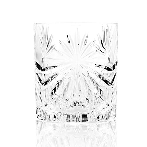 Rcr Oasis Bicchieri Corti D'Acqua Per Whisky In Cristallo Vetro Trasparente, Confezione Da 6