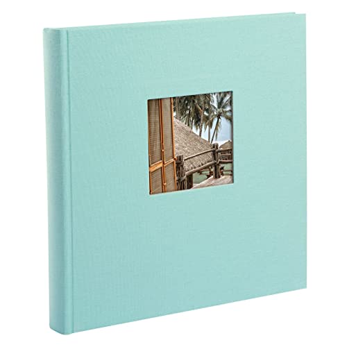 Goldbuch - Album Portafoto, 60 Pagine Con Pergamena, 25 X 25 Cm, Nero, 30X31 Cm