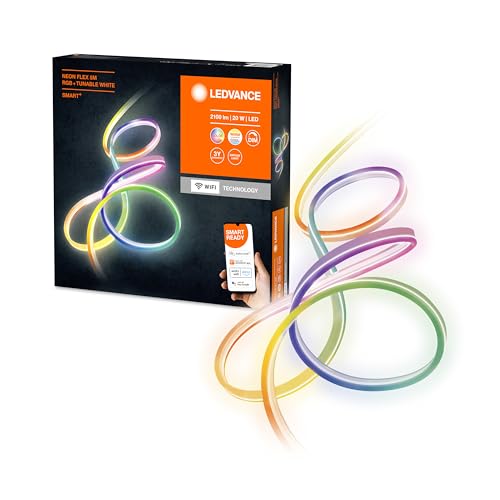 Ledvance Tubo Luminoso A Led Intelligente Con Tecnologia Wifi Per Esterno, 5 Metri, Flessibile E Pieghevole, Colore Della Luce Modificabile (2700-6500