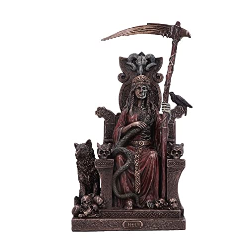 Nemesis Now Hel-Statuetta In Bronzo Con Terrore A Due Facce, 23 Cm, Resina, 23Cm