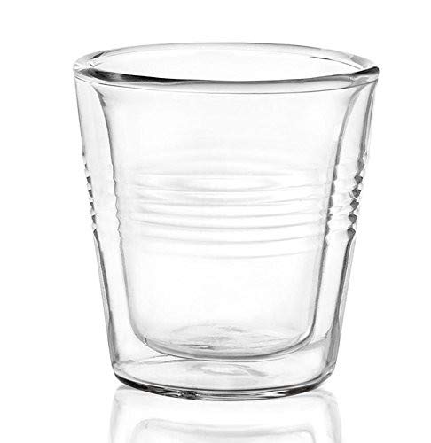 Officine Standard Conf. 4 Bicchieri Borosilicato Doppio Duplex Cl5 Arredo Tavola, Vetro