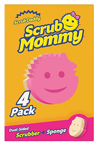Scrub Daddy Scrub Mommy, Spugna Abrasiva Cucina Su Due Lati, Alternativa Prodotti Cucina Ai Panni Non Graffiati, Spugna Faccina Sorridente Per Lavello