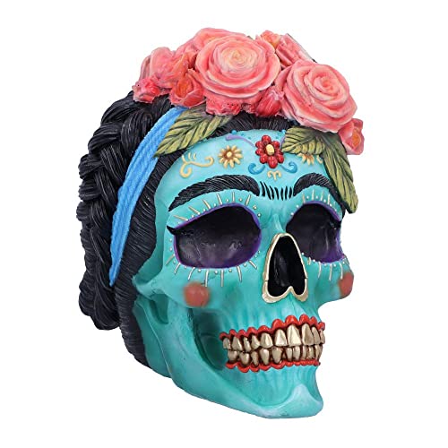 Nemesis Now, Calavera De Azucar, Blu, 19Cm