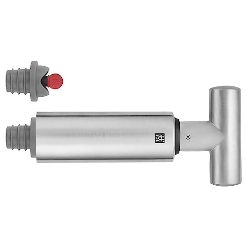 Zwilling Sommelier Pompa Sottovuoto Per Vino, Acciaio Inossidabile, 19 Cm